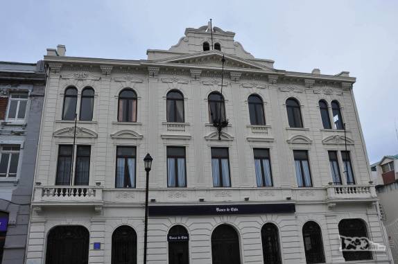 Arquitetura clássica em Punta Arenas, no sul do Chile